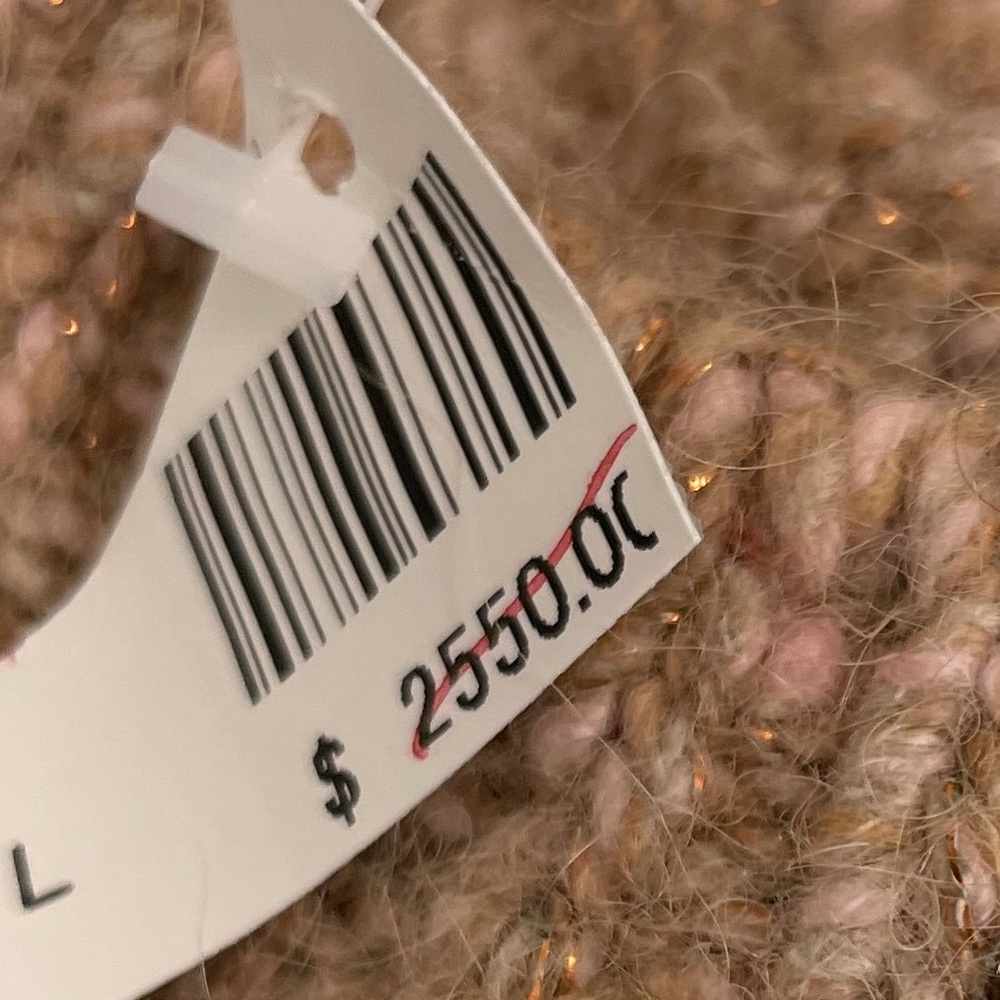 New with tags. Brunello Cucinelli open weave sweater with metallic thread - Picture 7 of 14